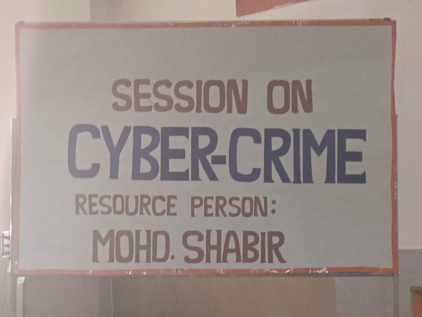 Workshop On Cybercrime